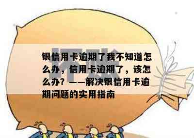 银信用卡逾期了我不知道怎么办，信用卡逾期了，该怎么办？——解决银信用卡逾期问题的实用指南