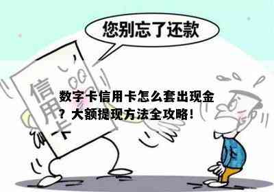 数字卡信用卡怎么套出现金？大额提现方法全攻略！