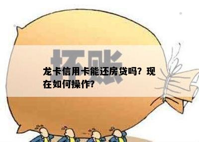 龙卡信用卡能还房贷吗？现在如何操作？