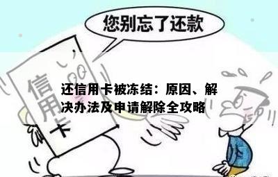 还信用卡被冻结：原因、解决办法及申请解除全攻略