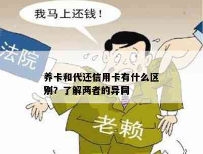 养卡和代还信用卡有什么区别？了解两者的异同