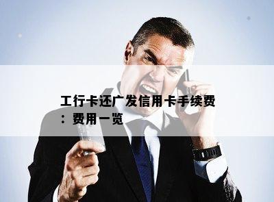 工行卡还广发信用卡手续费：费用一览