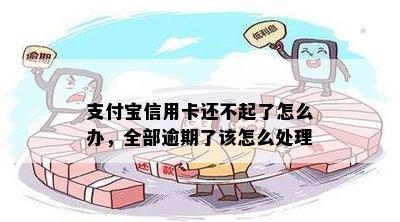 支付宝信用卡还不起了怎么办，全部逾期了该怎么处理