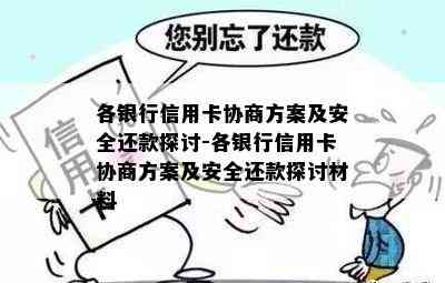 各银行信用卡协商方案及安全还款探讨-各银行信用卡协商方案及安全还款探讨材料