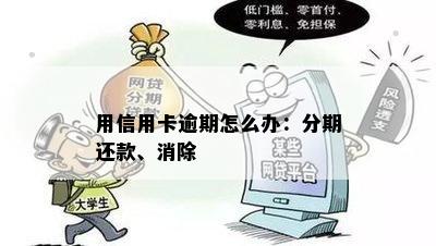 用信用卡逾期怎么办：分期还款、消除