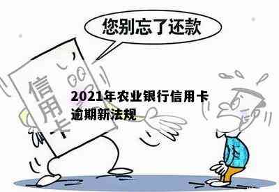 2021年农业银行信用卡逾期新法规