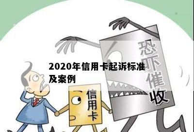 2020年信用卡起诉标准及案例