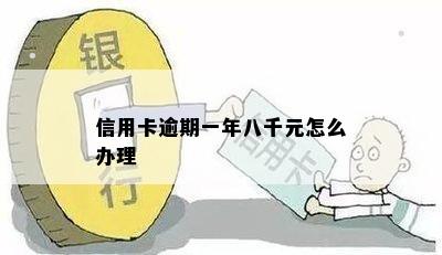 信用卡逾期一年八千元怎么办理