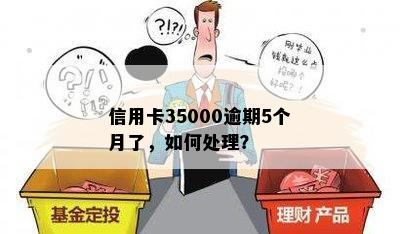 信用卡35000逾期5个月了，如何处理？