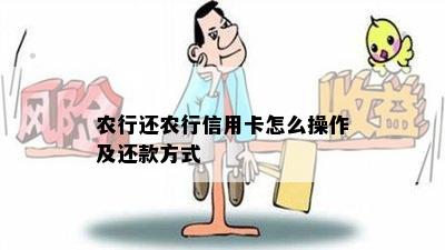 农行还农行信用卡怎么操作及还款方式