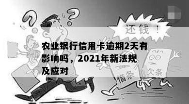 农业银行信用卡逾期2天有影响吗，2021年新法规及应对