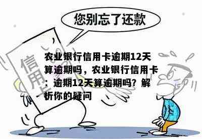 农业银行信用卡逾期12天算逾期吗，农业银行信用卡：逾期12天算逾期吗？解析你的疑问