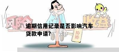 逾期信用记录是否影响汽车贷款申请？