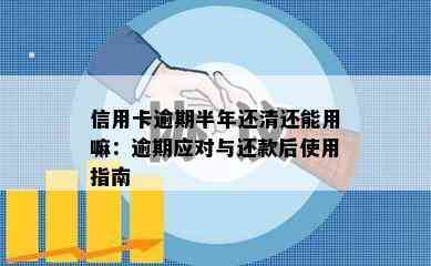 信用卡逾期半年还清还能用嘛：逾期应对与还款后使用指南