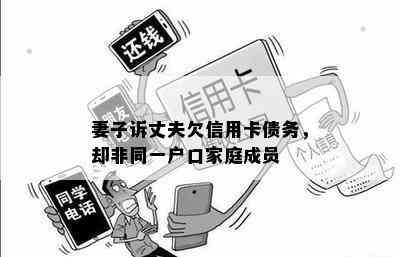 妻子诉丈夫欠信用卡债务，却非同一户口家庭成员