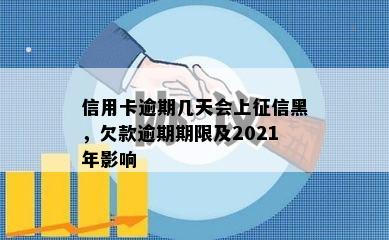 信用卡逾期几天会上黑，欠款逾期期限及2021年影响