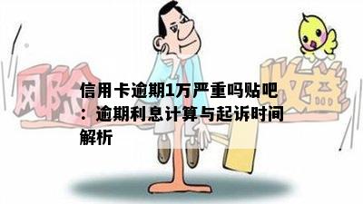 信用卡逾期1万严重吗贴吧：逾期利息计算与起诉时间解析