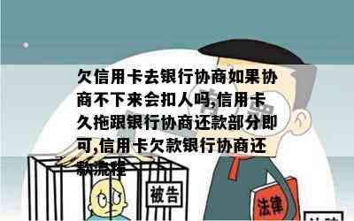 欠信用卡去银行协商如果协商不下来会扣人吗,信用卡久拖跟银行协商还款部分即可,信用卡欠款银行协商还款流程