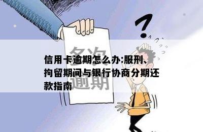 信用卡逾期怎么办:服刑、拘留期间与银行协商分期还款指南