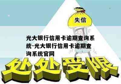 光大银行信用卡逾期查询系统-光大银行信用卡逾期查询系统官网