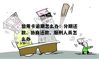 信用卡逾期怎么办：分期还款、协商还款、服刑人员怎么办