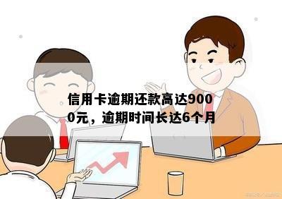 信用卡逾期还款高达9000元，逾期时间长达6个月