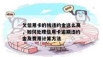 欠信用卡的钱违约金这么高，如何处理信用卡逾期违约金及费用计算方法