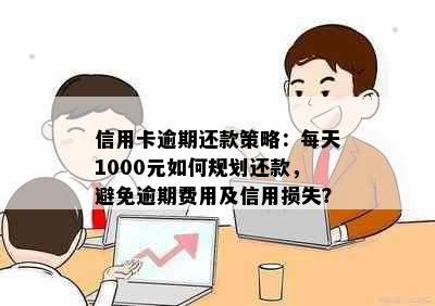 信用卡逾期还款策略：每天1000元如何规划还款，避免逾期费用及信用损失？