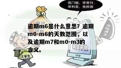 逾期m6是什么意思？逾期m0-m6的天数范围，以及逾期m7和m0-m3的含义。