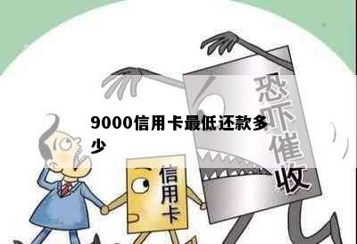 9000信用卡更低还款多少