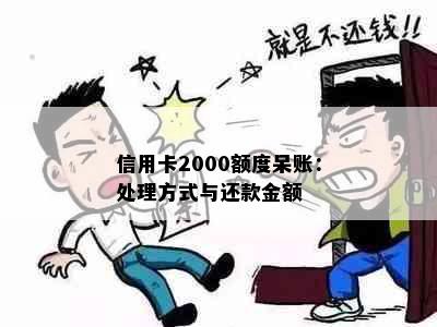 信用卡2000额度呆账：处理方式与还款金额