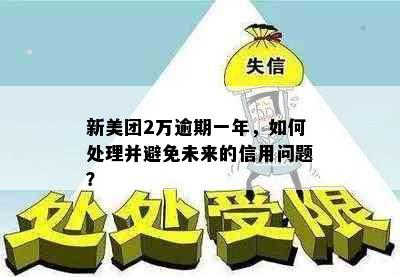 新美团2万逾期一年，如何处理并避免未来的信用问题？