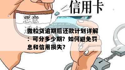 微粒贷逾期后还款计划详解：可分多少期？如何避免罚息和信用损失？