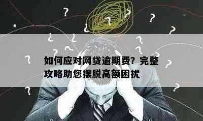 如何应对网贷逾期费？完整攻略助您摆脱高额困扰