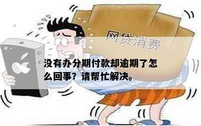 没有办分期付款却逾期了怎么回事？请帮忙解决。