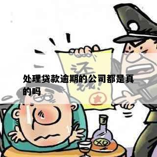 处理贷款逾期的公司都是真的吗