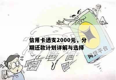 信用卡透支2000元，分期还款计划详解与选择