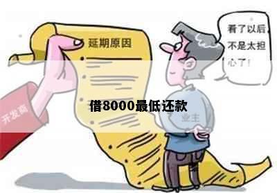 借8000更低还款