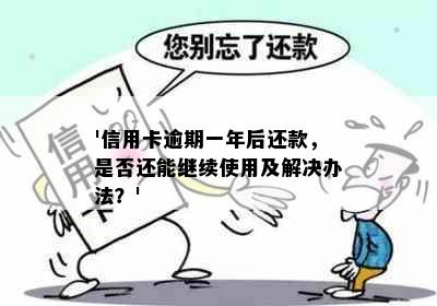 '信用卡逾期一年后还款，是否还能继续使用及解决办法？'