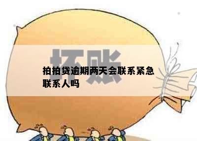 拍拍贷逾期两天会联系紧急联系人吗