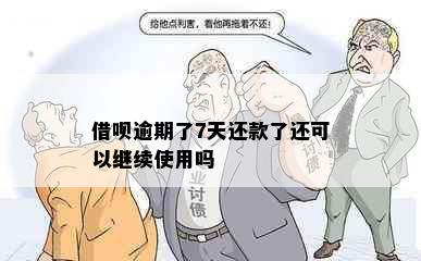 借呗逾期了7天还款了还可以继续使用吗