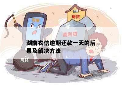 湖南农信逾期还款一天的后果及解决方法