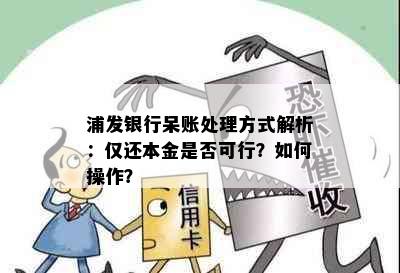 浦发银行呆账处理方式解析：仅还本金是否可行？如何操作？