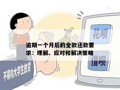 逾期一个月后的全款还款要求：理解、应对和解决策略