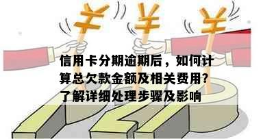 信用卡分期逾期后，如何计算总欠款金额及相关费用？了解详细处理步骤及影响