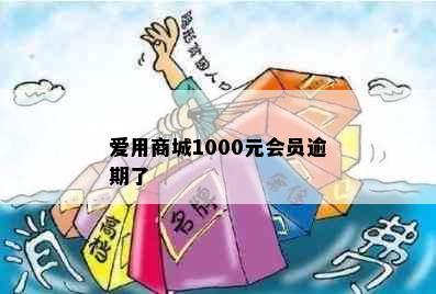 爱用商城1000元会员逾期了