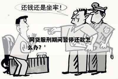 '网贷服刑期间暂停还款怎么办？'