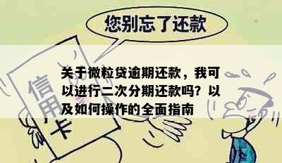 关于微粒贷逾期还款，我可以进行二次分期还款吗？以及如何操作的全面指南