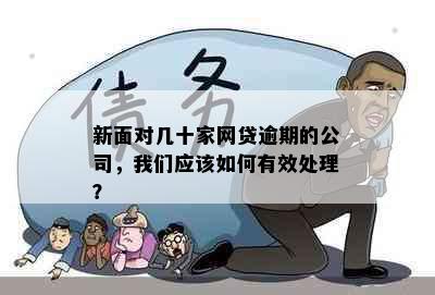 新面对几十家网贷逾期的公司，我们应该如何有效处理？