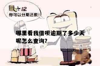 哪里看我借呗逾期了多少天呢怎么查询？